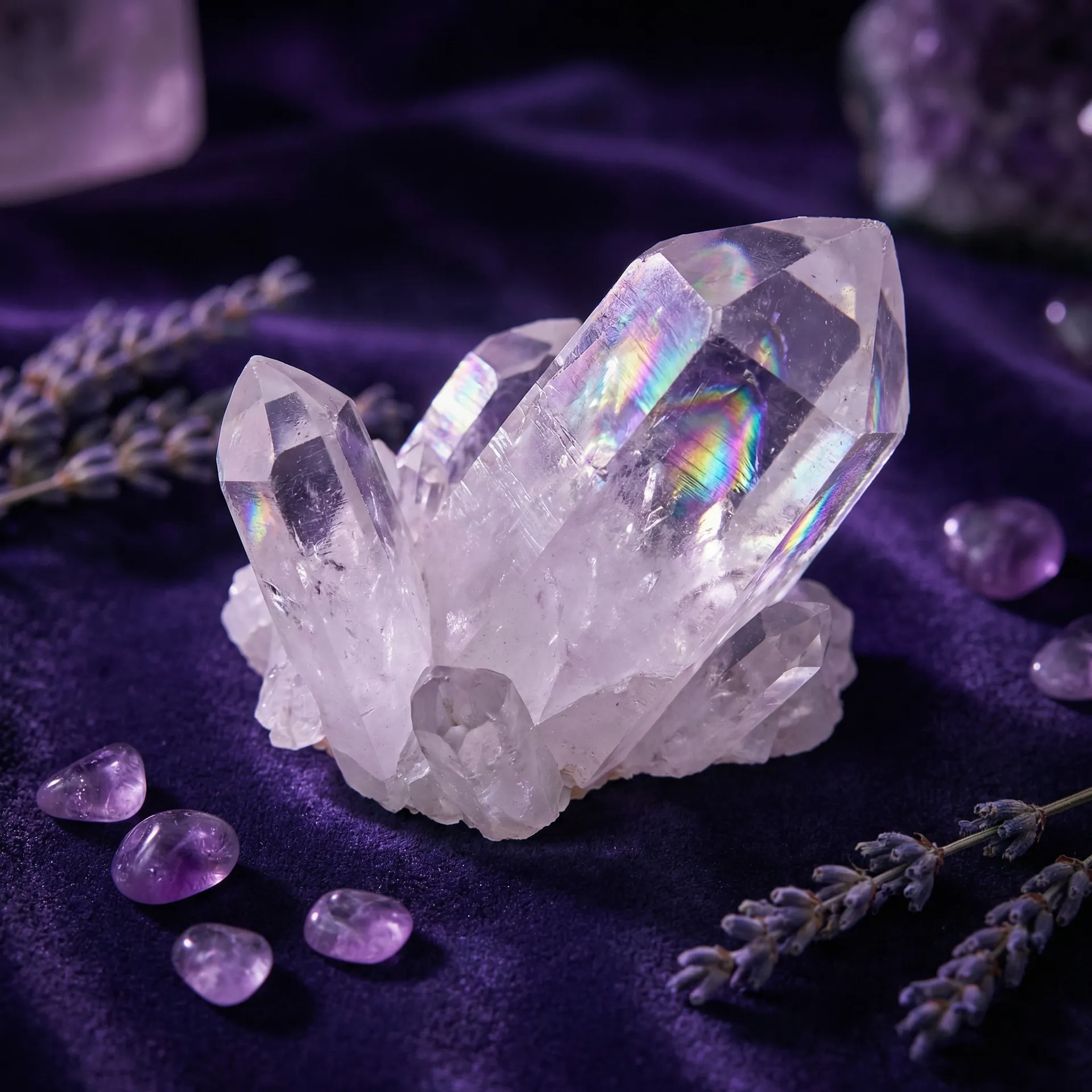 天然白水晶 - 爱与战 | 神秘学好物